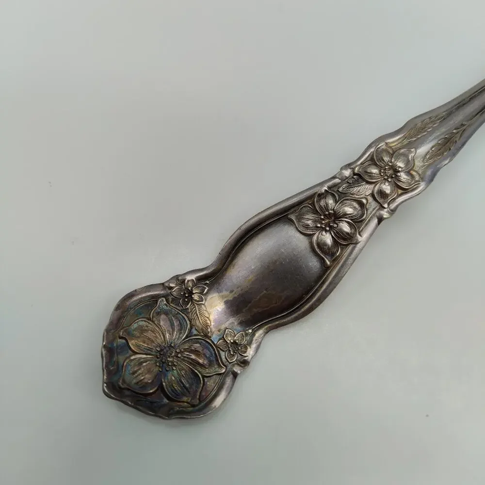 Rogers ORANGE BLOSSOM 7” Ladle Silverplate 1910 No Monogram